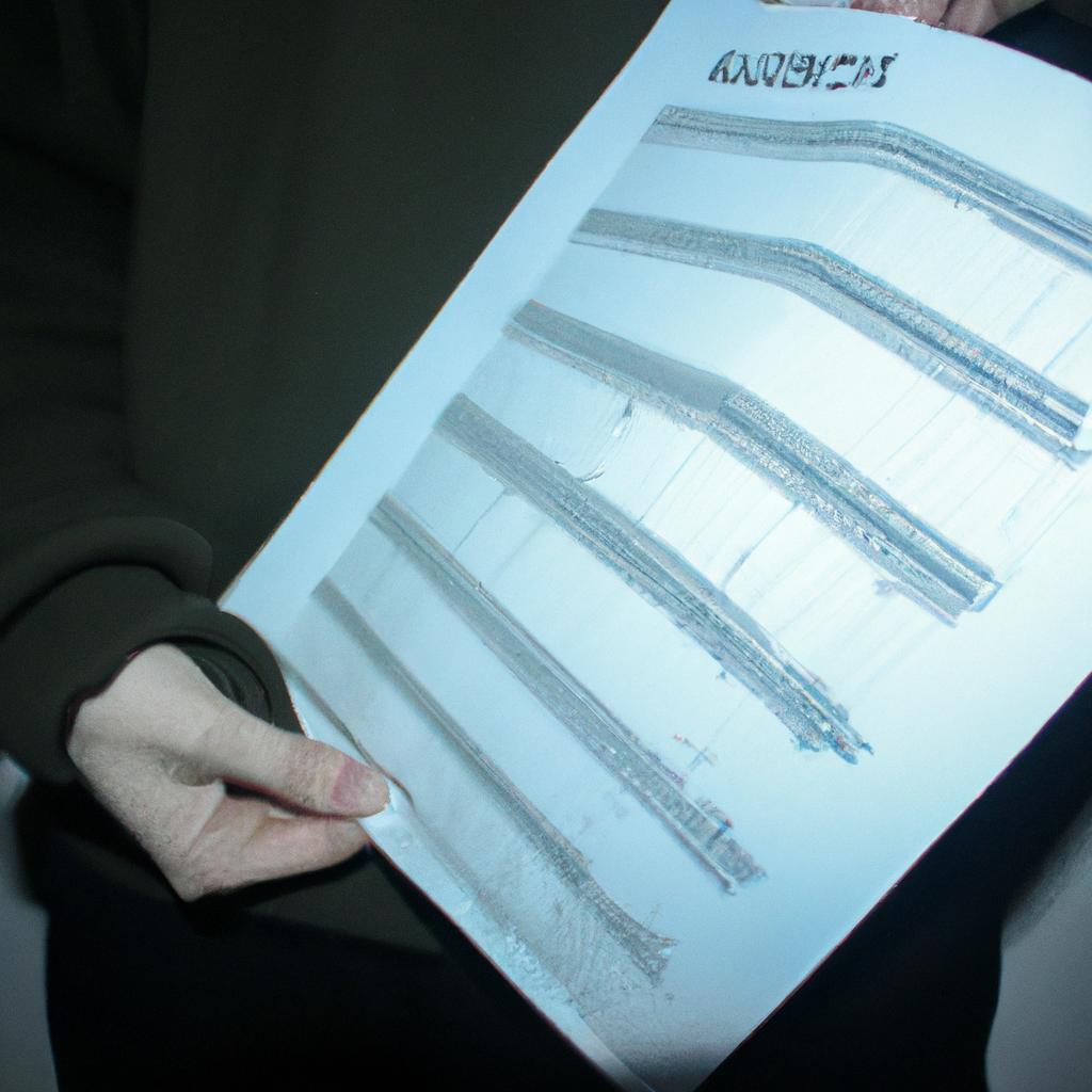 Person holding a music chart